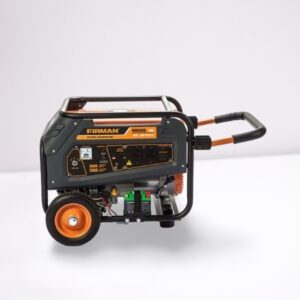 Sumec Firman Domestic Power Generator 2.7KW/KVA, Semi Silent, Black & Red colour, model Eco 3990ES Electric with Tyre