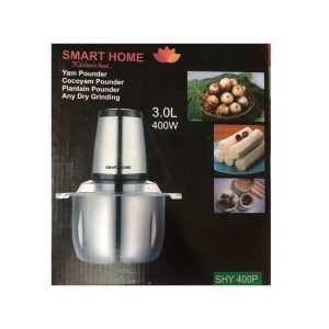 Smart Home Fufu/ Yam Pounder + Dry&Wet Grinding Food Processor- 3L (Available On Request)