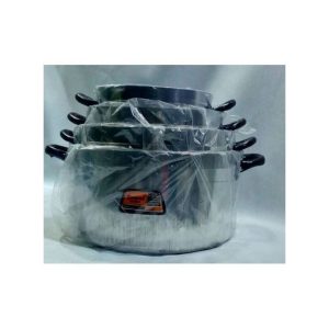 Cooking Pot Set 4 Pieces - TAluminum(15, 18, 20 & 23cm) (Available On Request)