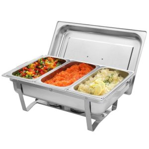 3 Divider Food Grade Chaffing Dish