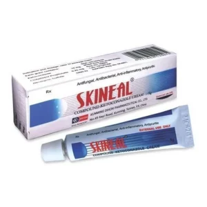 Skineal Antifungal, Antibacterial Cream,15g X 3 Pieces