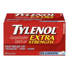 Tylenol Extra Strength 500 mg 24 Caplets