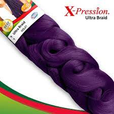 X-Pression Ultra Braid Purple - Kanekalon x1