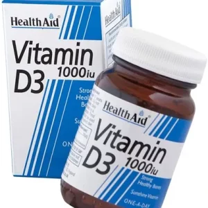 HealthAid Vitamin D 1000 IU - 30 TABLETS
