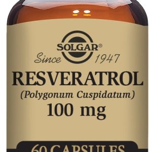 Solgar Resveratrol Vegetable Capsules - 100mg