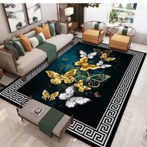 Luxury 3D Pattern Large Center Rug- 120cm by 160cm
