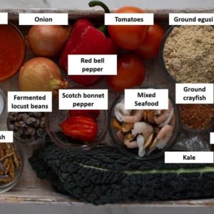 Egusi-Soup Ingredients Combo. Ready To Cook (5 Servings).