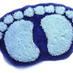Fluffy Footprint Footmat