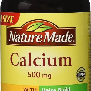 NatureMade Calcium With Vitamin D 500mg Dietary Supplement for Bone Support - 300 Tablets