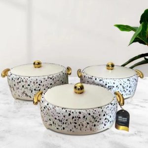 Luxury Insulated Food Warmer / Serving Dish - 3 Sets (prices available on request)