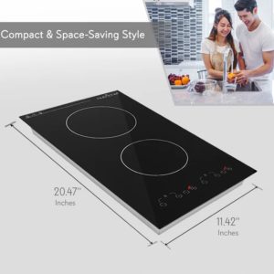 Double Electric Cooktop Burner
