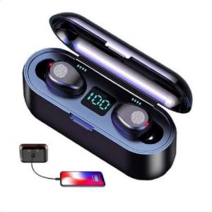Gadget Jbl Air12 Pro Bluetooth Earbuds, Powerbank + Hifi-buds