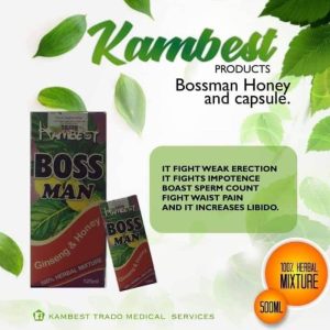 Kambest Bossman Honey & Capsule -Ultimate Manpower Solutions