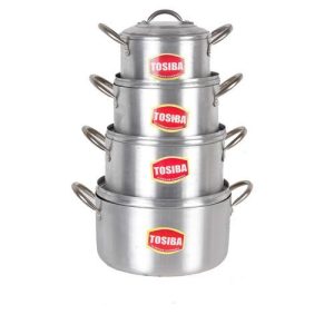 Toshiba Aluminum Pot Set 3 + Frying Pan