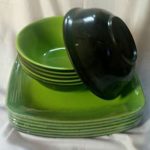 12 Pieces Unbreakable Ceramic Flat And Soup Plates