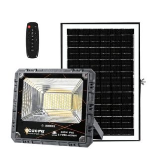 Ultra-Bright 400W High-End Solar Flood Light Outdoor System