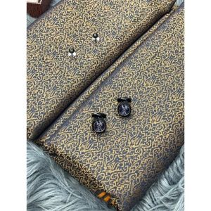 4 YARDS DAMASK DESIGN SENATOR MATERIAL WITH NO ACCESSORIES ATTACHED