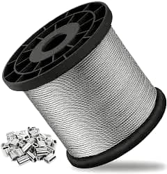 Aluminum Tension Wire Bundle For Electric Fence Installation (500m)