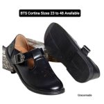 Back To School(BTS) Cortina For Kids Children School Shoes - Black