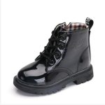 Boy's And Girl's Children Unisex Ankle Boot - Black