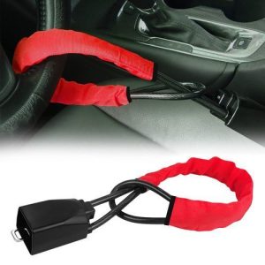 Car Steering Wheel Lock,Anti-Theft Device, Max 17 Inch Length