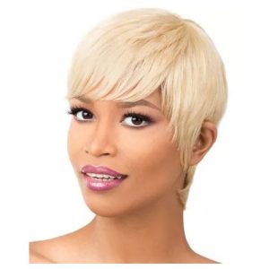 Creamy White Skull Cap Wig