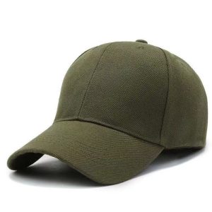 Excellent Plain Baseball/Face Cap - Green