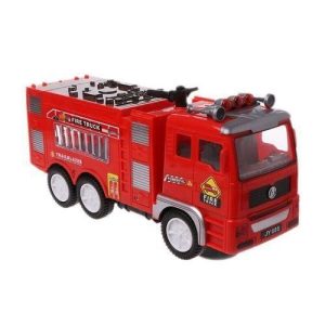 Fire Truck Toy for Kids – Flashing Lights, Real Sounds & Bump-and-Go Action