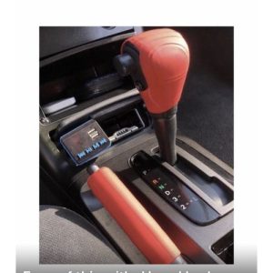Gear Shift Knob Cover + Hand Brake Cover Red