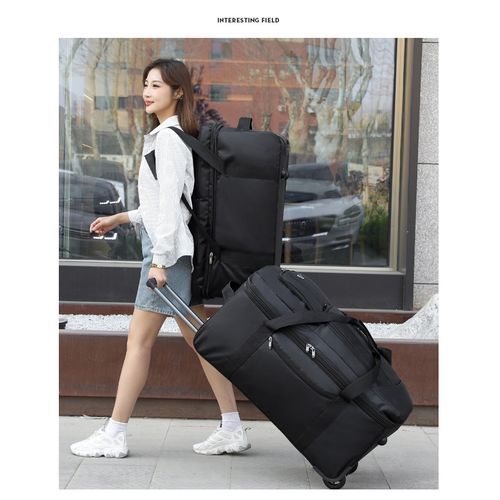 Large Waterproof Luggage Duffel Bag - Travel Bag With Shoulder Strap