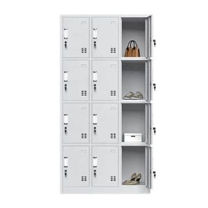 METAL FILING CABINET WITH 12 LOCKER SEPERATE KEYS STORAGE