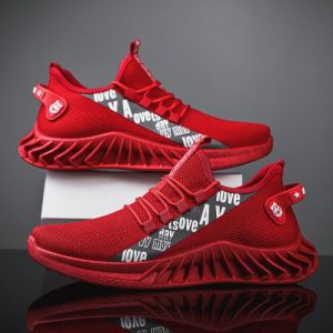Men'S Trending Sneakers Breathable - White