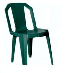Stackable Plastic Chairs-Green