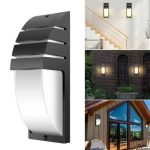 Wall Light Modern Design Outdoor E27 Screw Bulb Wall Bracket Security Fence Light